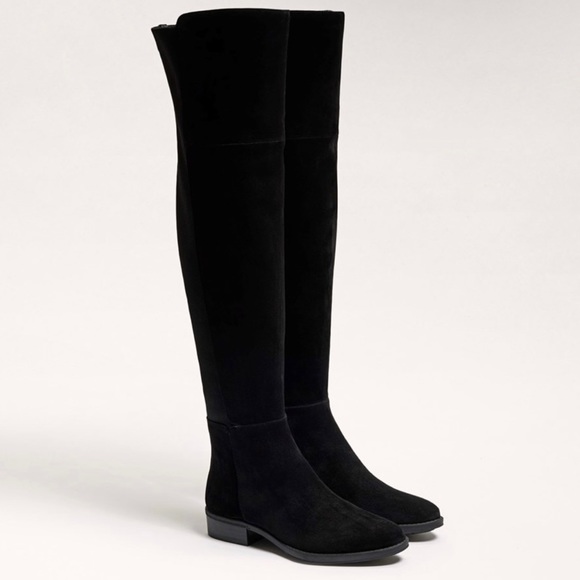 Sam Edelman Pam knee high suede black boot size 7.5 6.5 and 7 - Picture 3 of 7